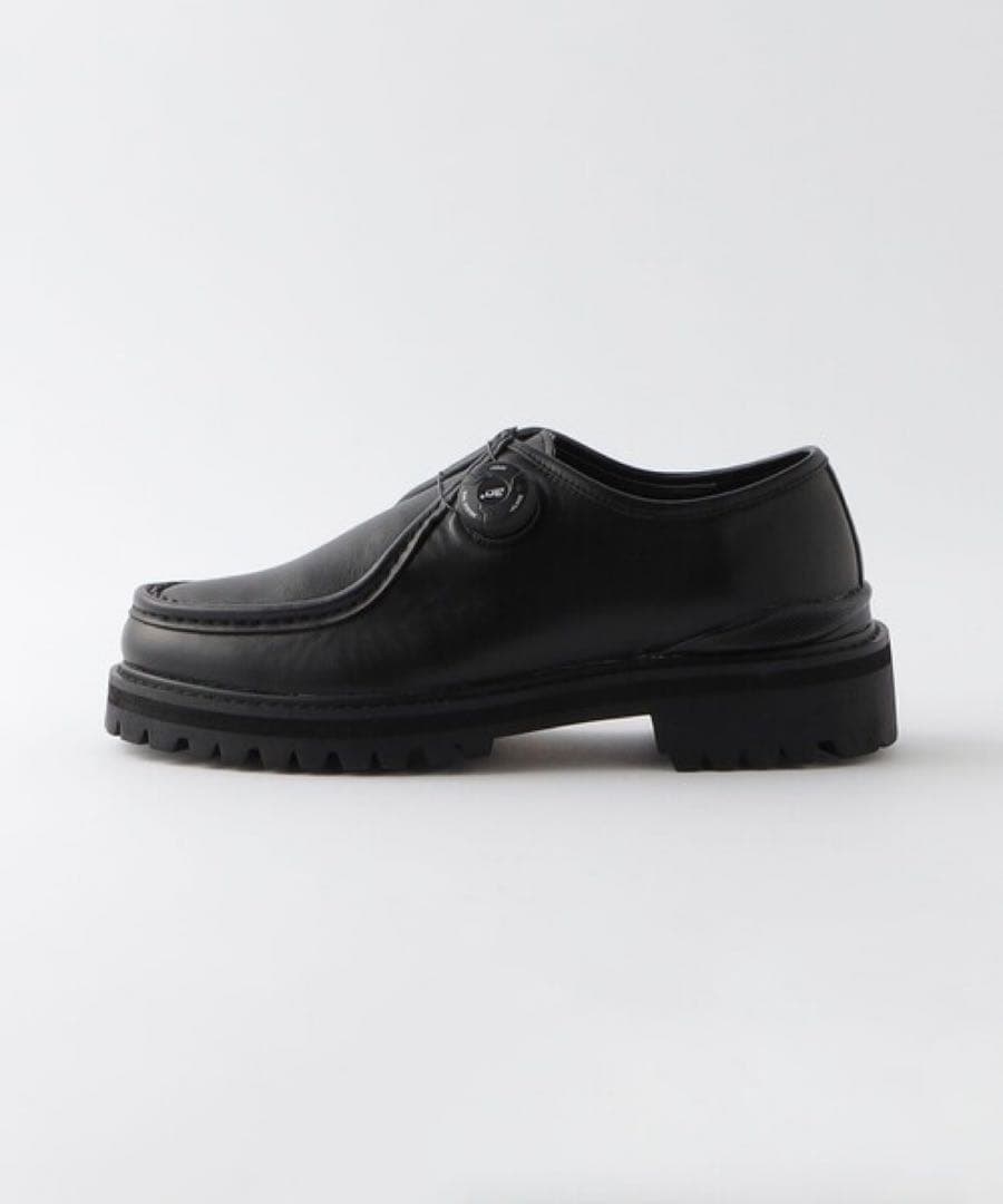 PG Steven Alan KNOCK BLACK LEATHER シューズ