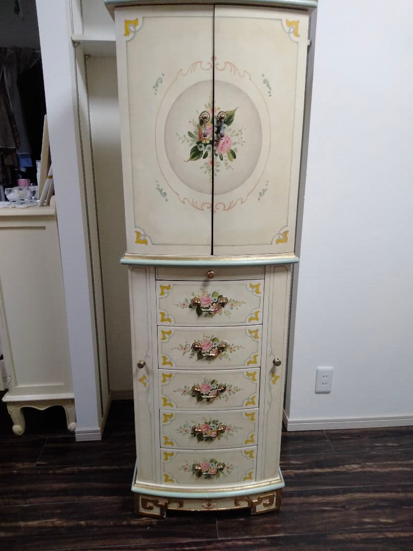 ロココ調　クラシック　アンティークジュエリーチェスト