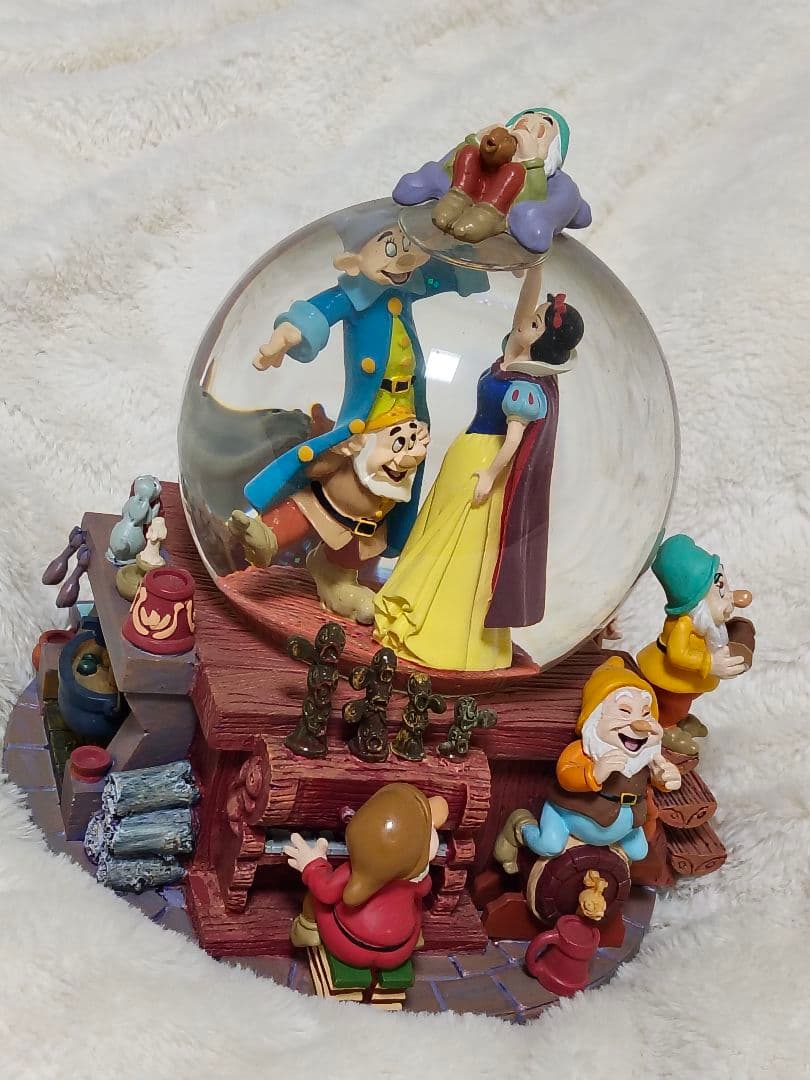 白雪姫　ヴィンテージ　スノードーム　ディズニー　オルゴール 　入手困難　廃盤