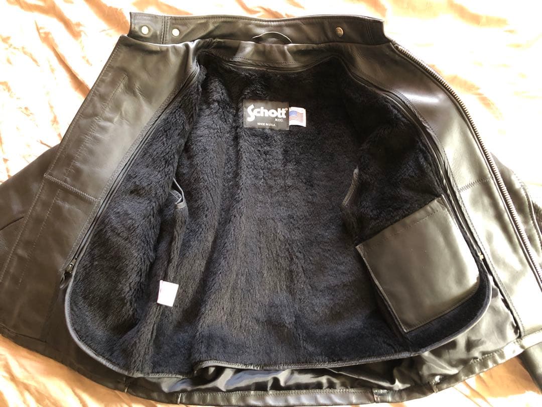 【新型現行モデル】 Schott 641SP シングルライダース/36