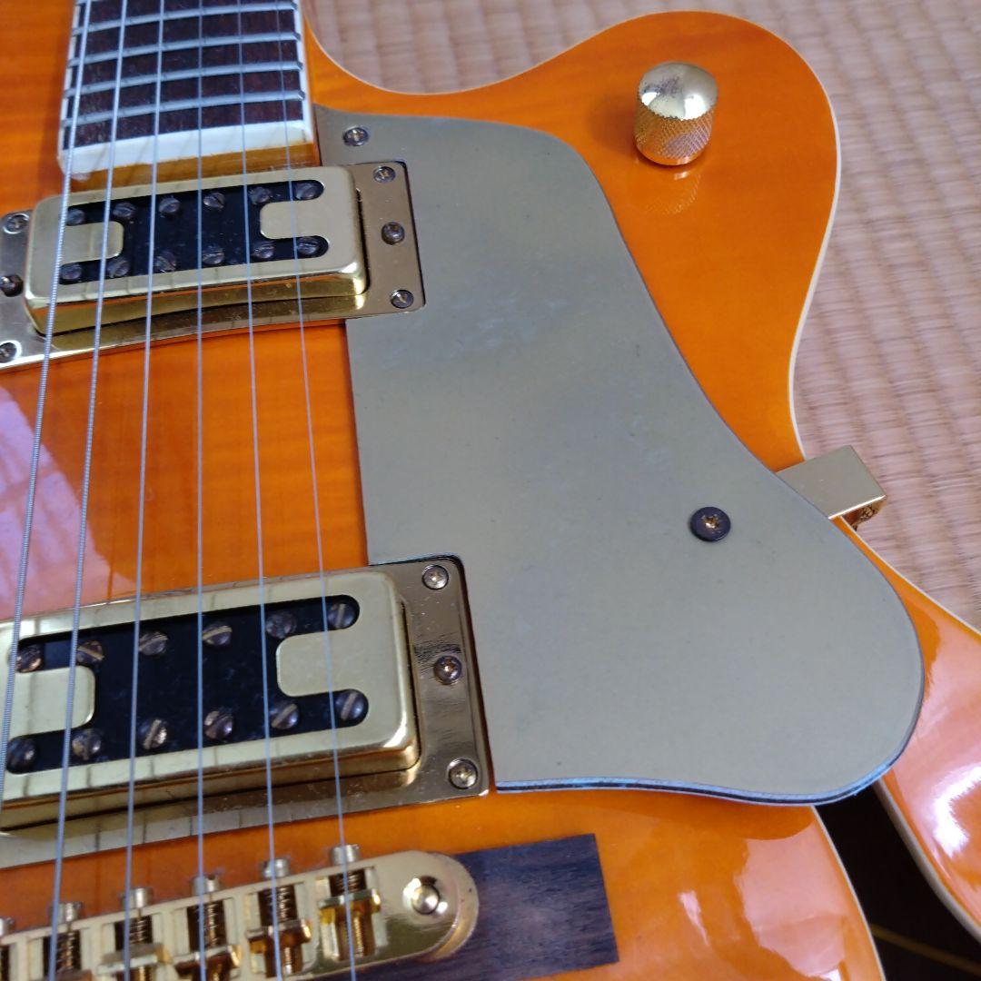 価格交渉ご自由に!オレンジ　フルアコ　ギター