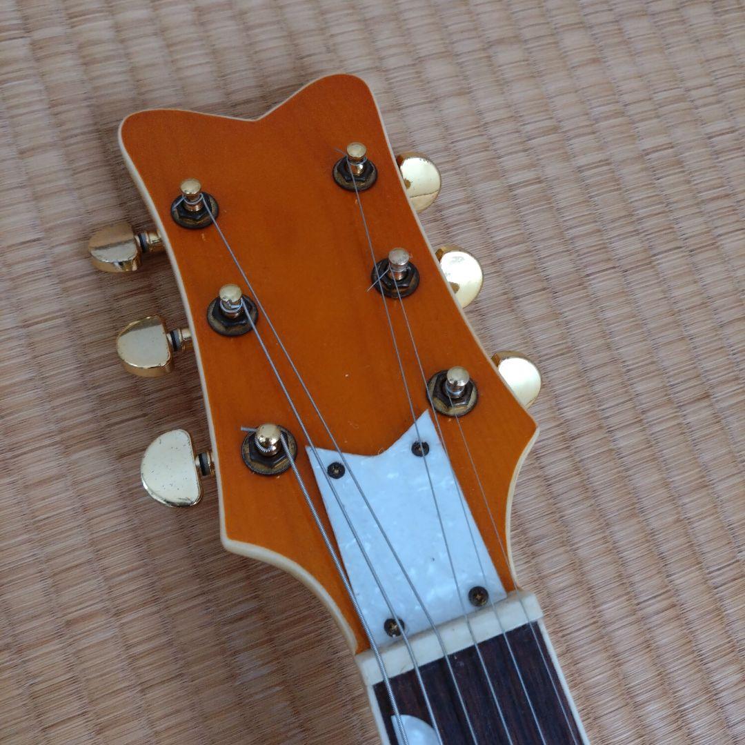 価格交渉ご自由に!オレンジ　フルアコ　ギター