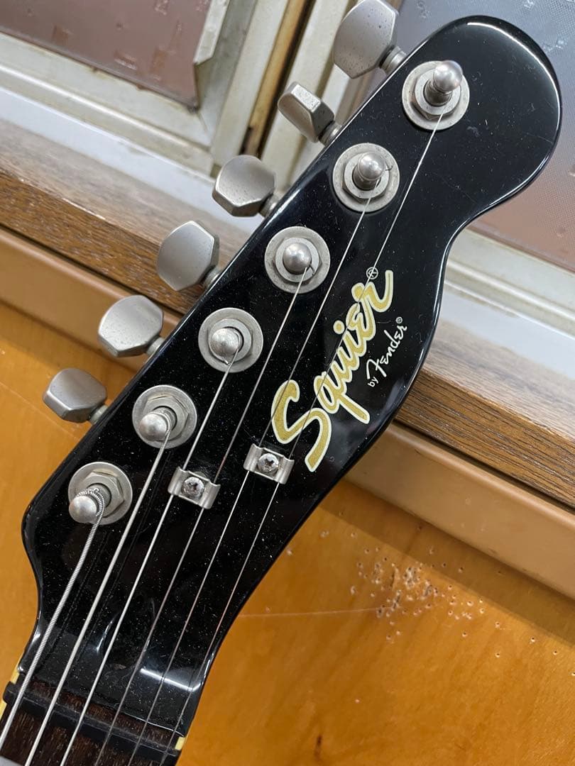 squier by fender テレキャスター　マホガニーボディ　モディファイ