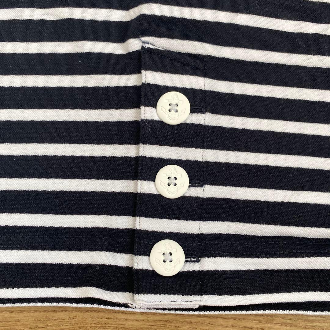 美品♡パーリーゲイツ♡ワンピース♡ボーダー♡ネイビー♡ホワイト♡マリン♡S