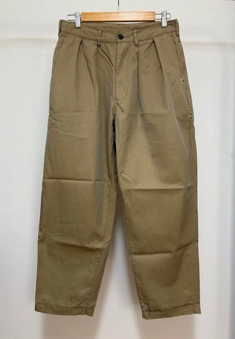 SSZ SAMPLE期 2プリーツ ワイドチノパン ベージュ BEAMS