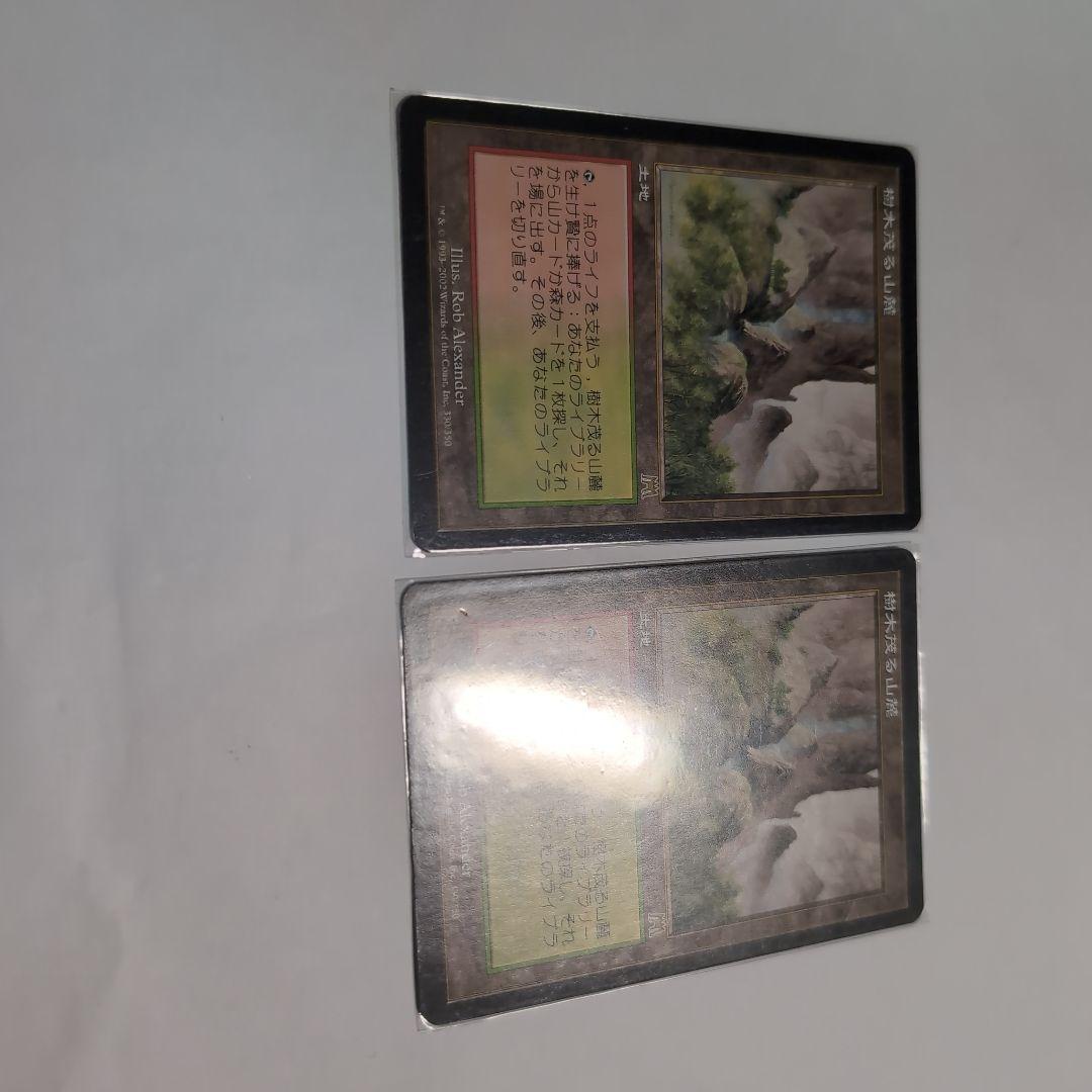 MTG Wooded Foothills 樹木茂る山麓 日本語版 2枚セット