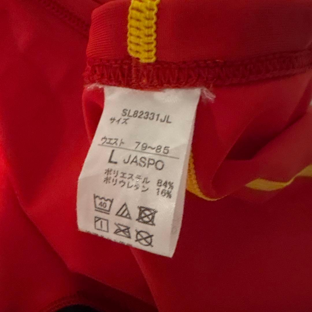 Speedo 赤 ライフセービング 競泳水着サイズL