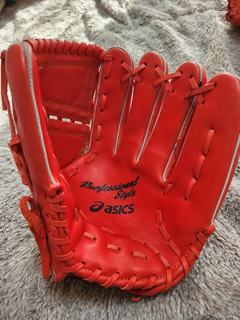 【新品未使用】asics 大谷翔平モデル 野球用グローブ サイズ8 オレンジ