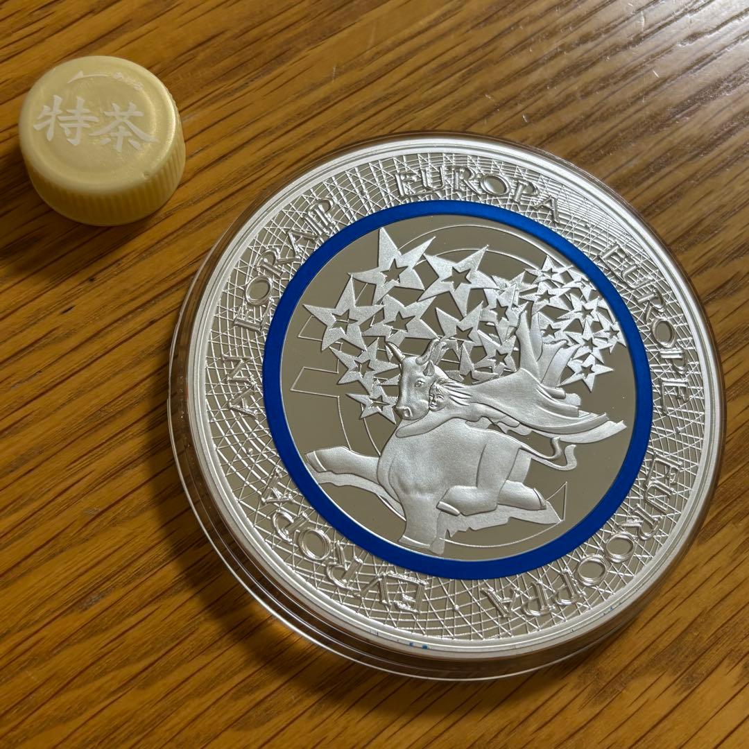 【ユーロ誕生20周年 超大型】376g スワロフスキー 装飾付 ドイツ