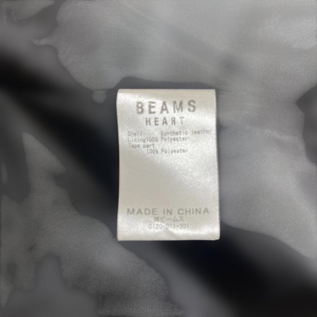 BEAMS HEART シングルライダースジャケット XL ブラック J58