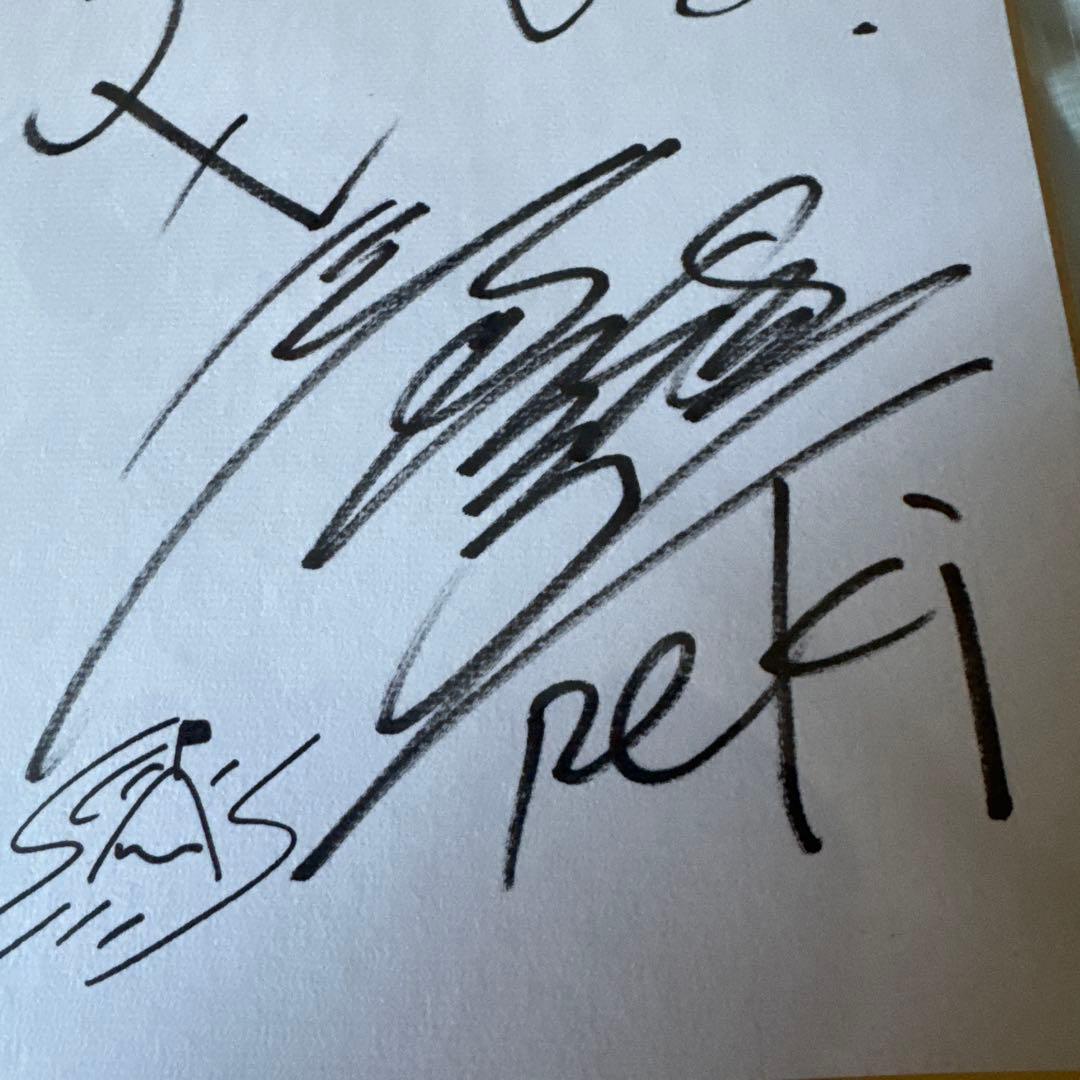 ソードアートオンライン原作者川原礫先生、ユージオ役　島崎信長さん直筆サイン当選品