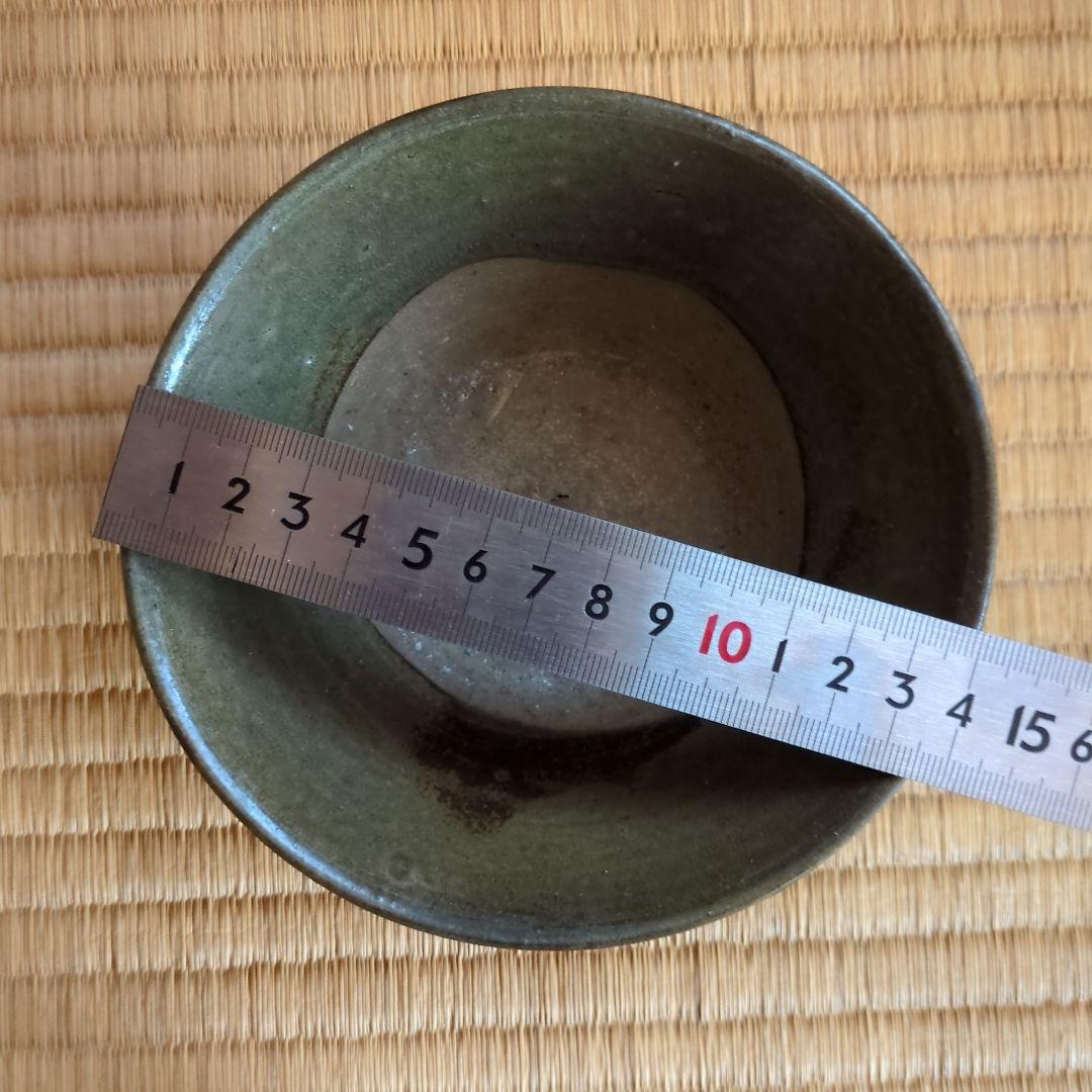 古琉球窯 茶碗 マカイ　直径約14cm　沖縄　琉球　古美術品　骨董品