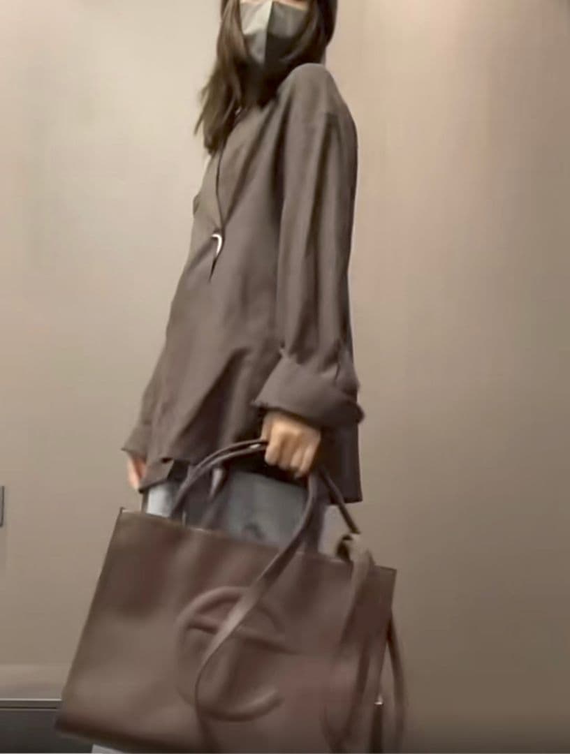 TELFAR 大人気 ショッピングバック スモール チョコレート 茶色