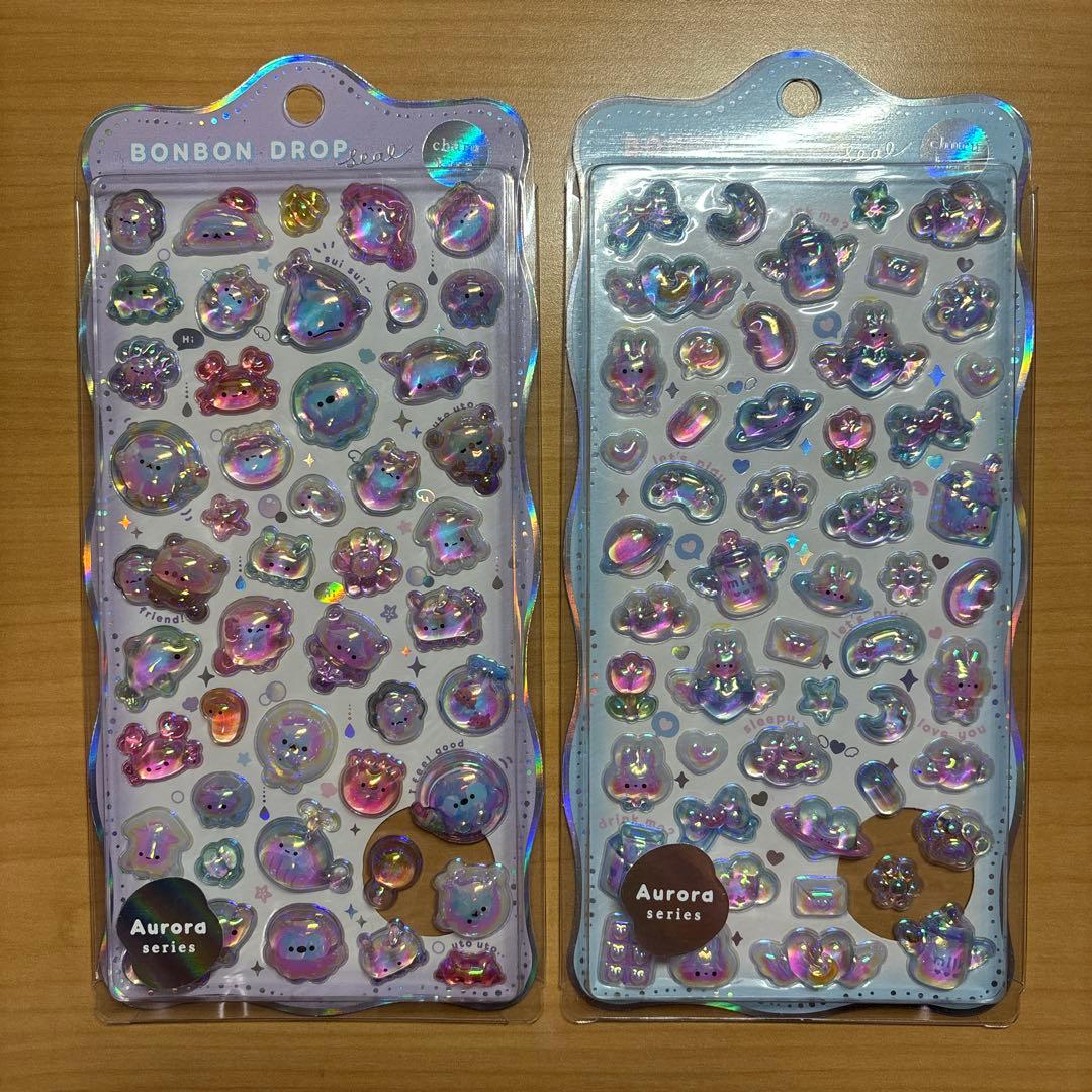 ゆめいろボンボン★オーロラ★ボンボンドロップシール★正規品★廃盤