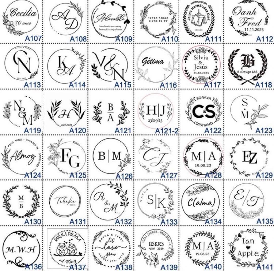 オリジナル エンボッサー　オーダーブライダル 結婚式 招待状　スタンプ