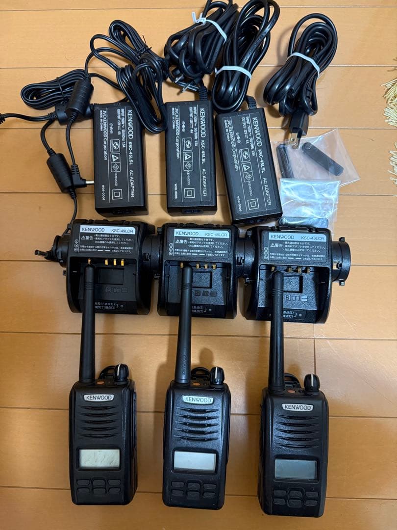 【3台セット】ケンウッド デジタルトランシーバーTPZ-D503 インカム