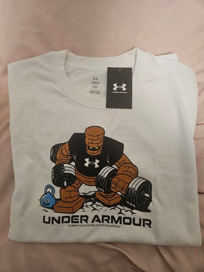 ドラクエ アンダーアーマー ダンベルゴーレム Tシャツ