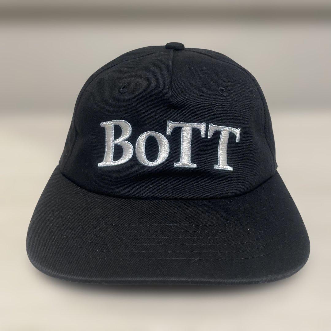 BOTT ブラック　キャップ　コットン