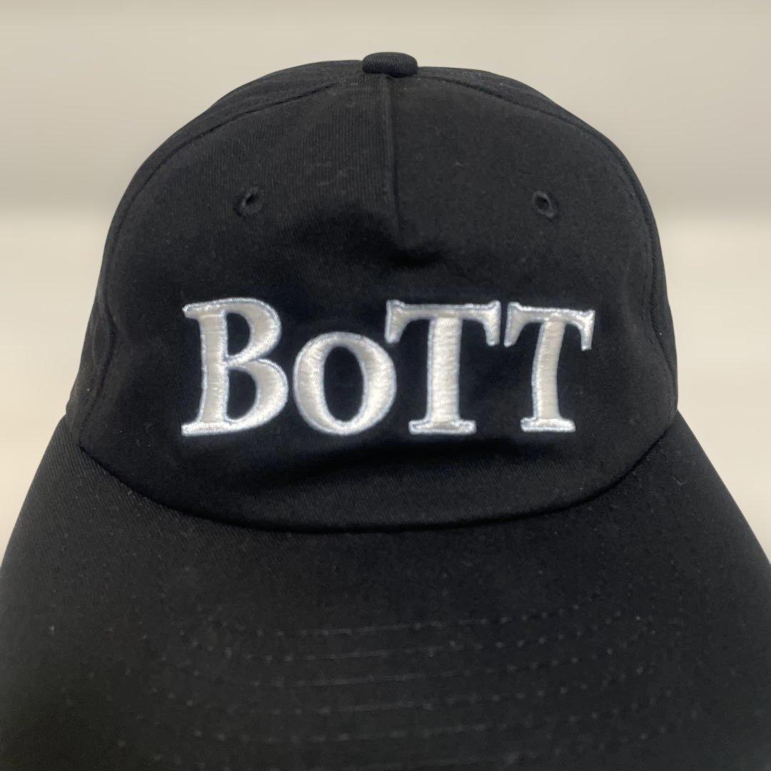 BOTT ブラック　キャップ　コットン