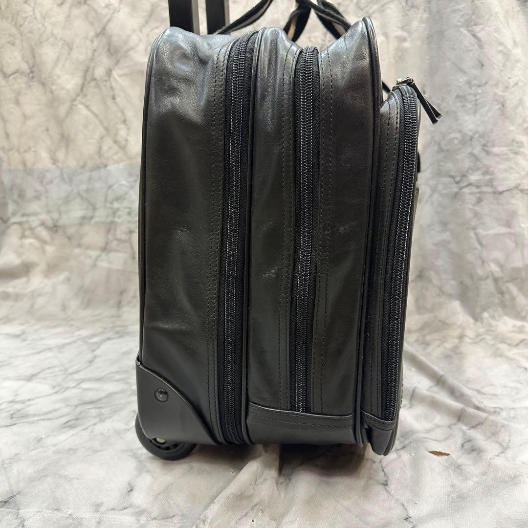 ✨美品✨BALLY レザー 鍵付 キャリーバッグ ケース トレスポ 機内持ち込み