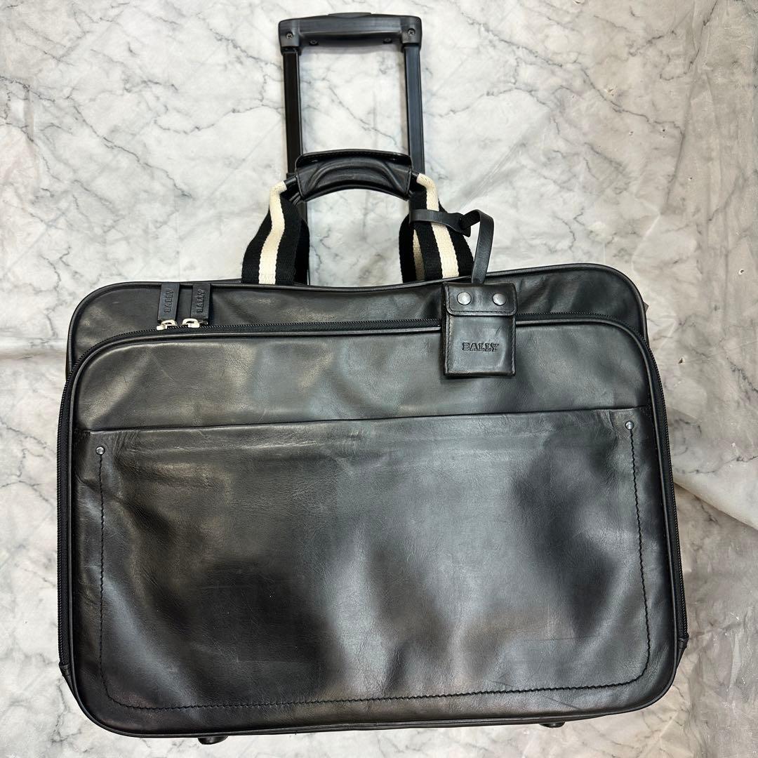✨美品✨BALLY レザー 鍵付 キャリーバッグ ケース トレスポ 機内持ち込み