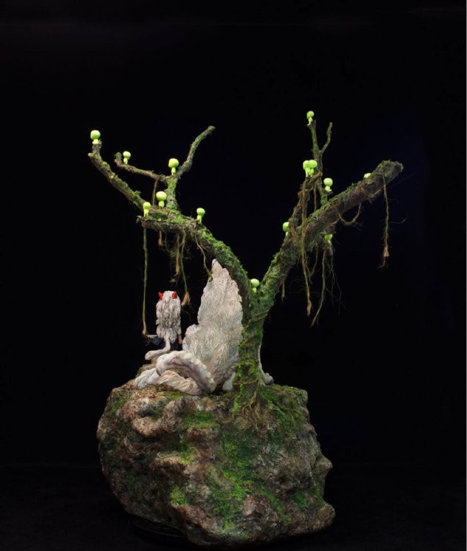 ジブリ　もののけ姫　サン&モロ　フィギュア