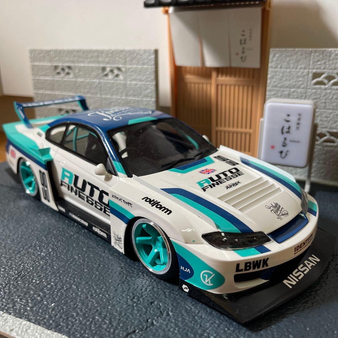 TOP SPEED シルビアS15 ミニカー1/18