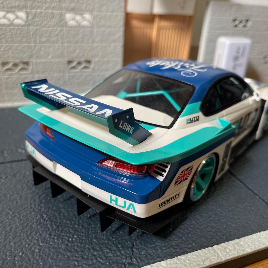 TOP SPEED シルビアS15 ミニカー1/18