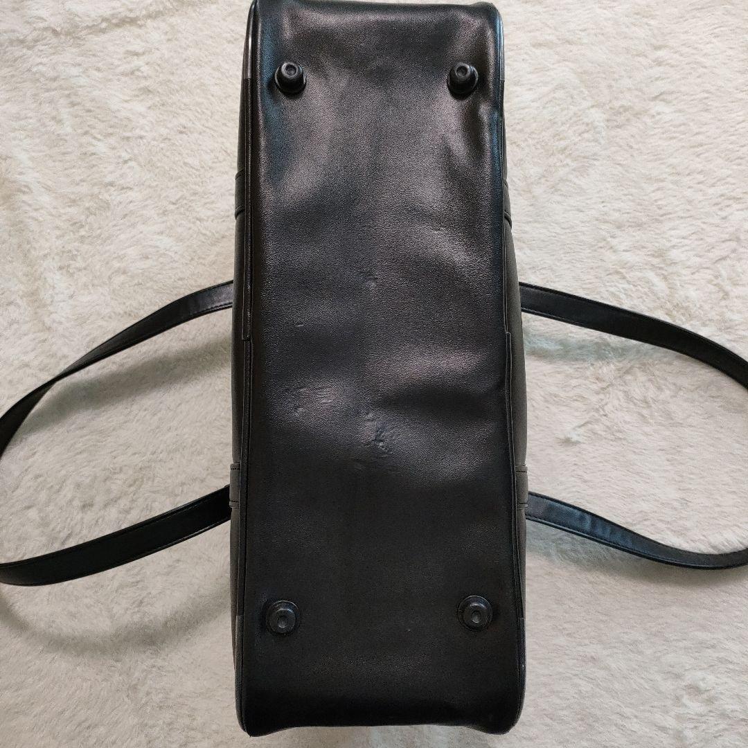 EAST BOY スクールバッグ 合皮 ブラック 赤女神 刺繍 スクバ