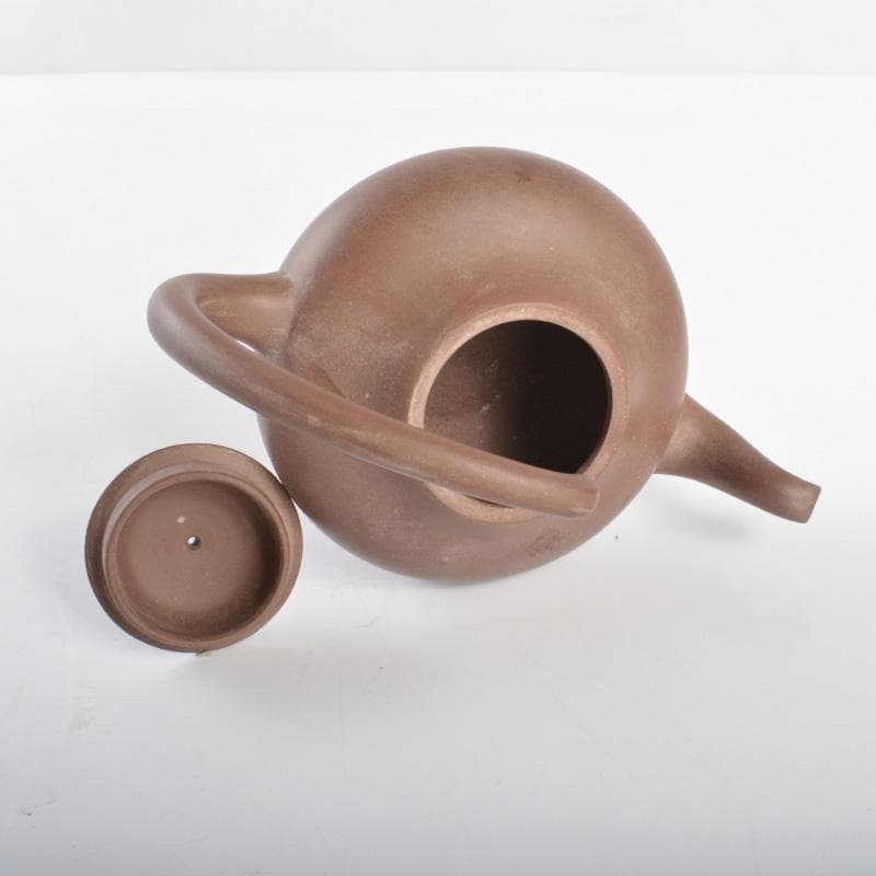 中国　紫砂　朱泥　急須　茶壷　在銘　C　R6282