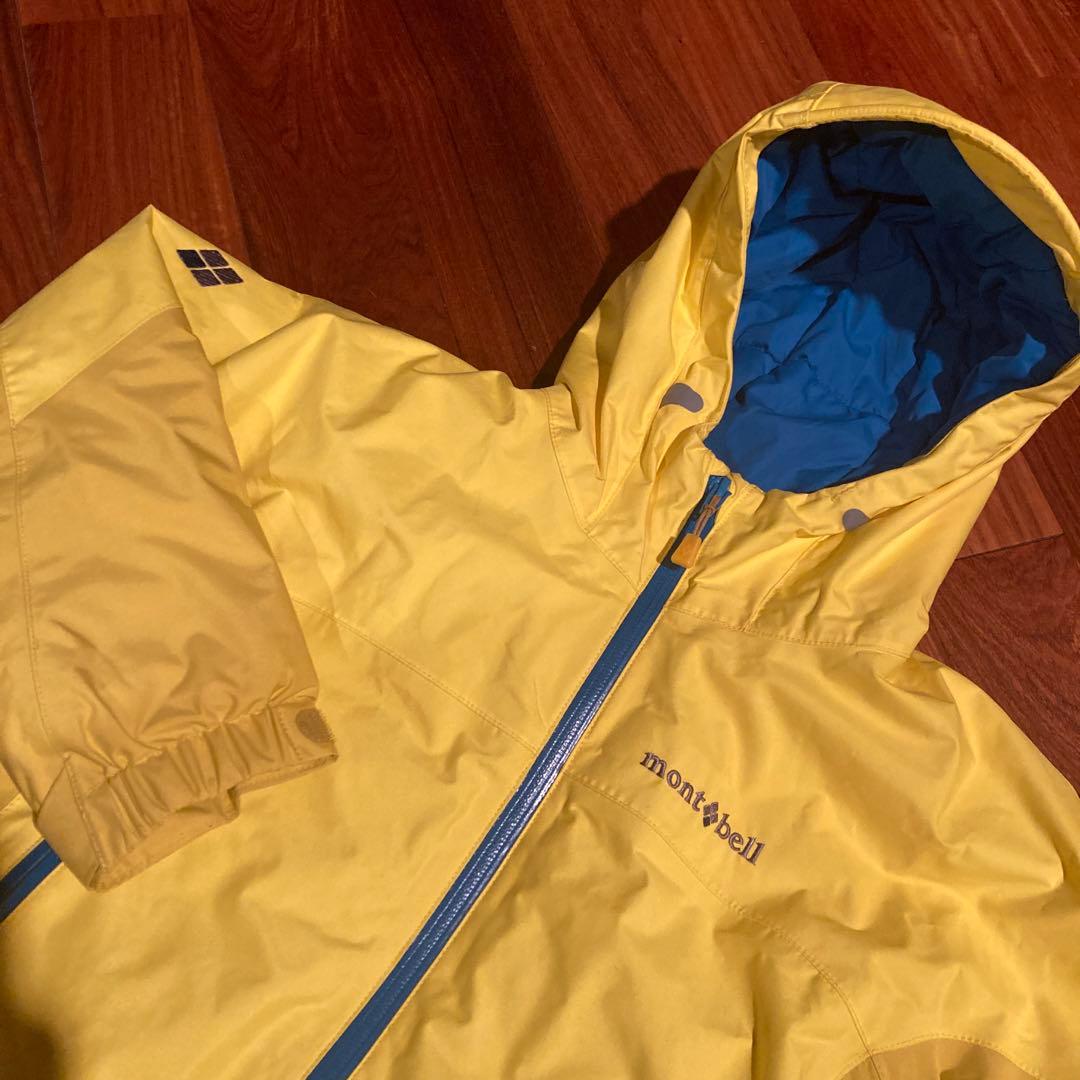 美品　モンベル　パウダーステップ パーカ Kid's 120