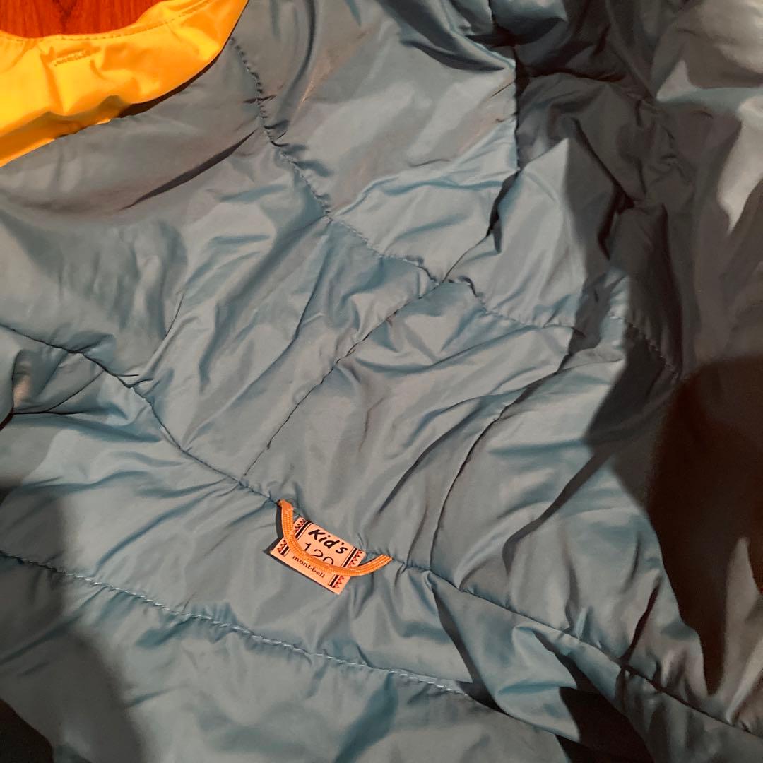 美品　モンベル　パウダーステップ パーカ Kid's 120
