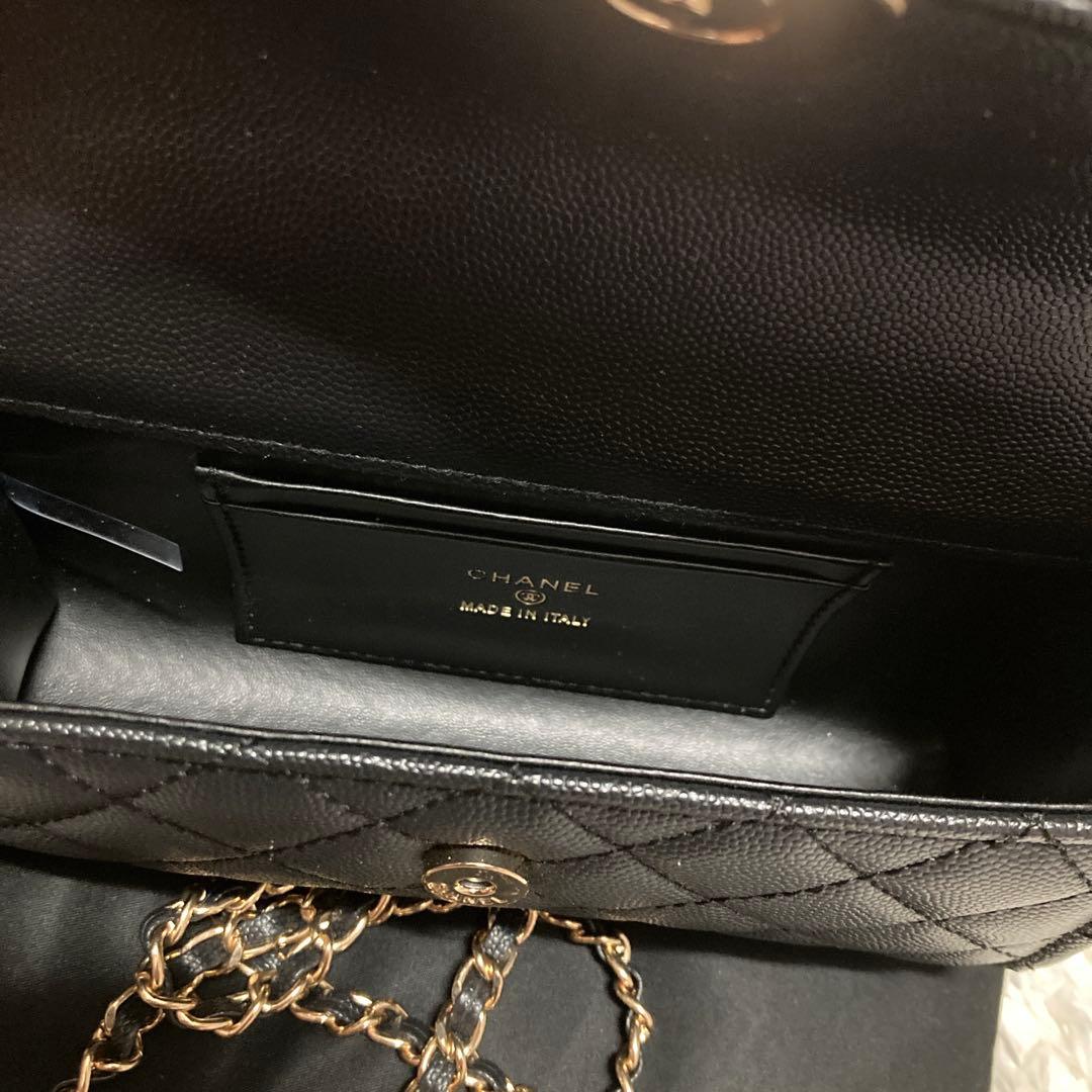 CHANEL キルティング ショルダーバッグ ブラック