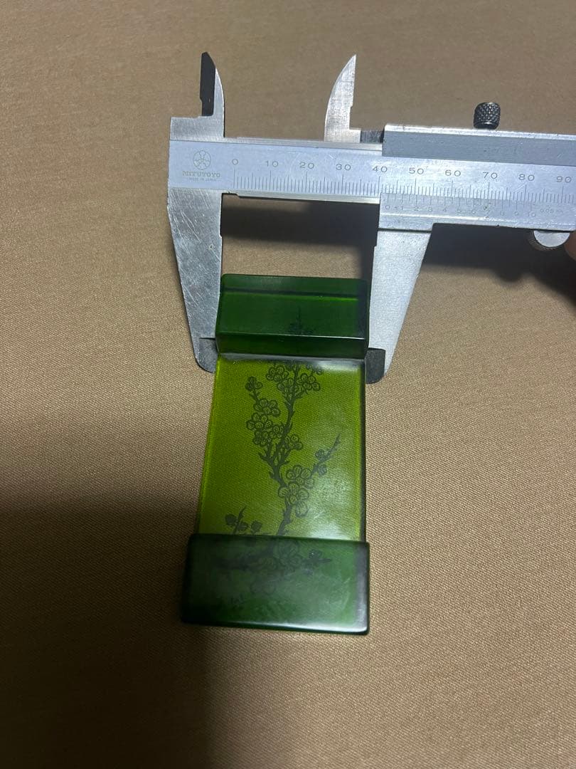 中国古美術 墨置 墨床 ガラス　硝子