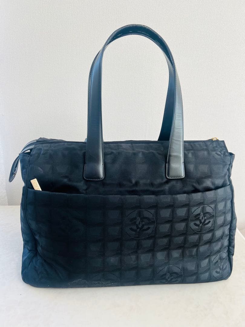 美品シャネル　ニュートラベルライン　ボストンバック