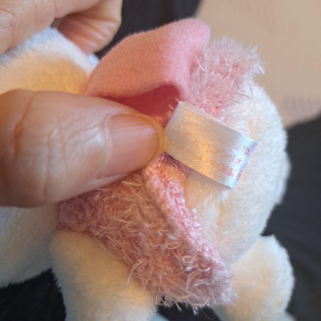 ハローキティ ぬいぐるみ もこもこ　ピンク　ハート　SANRIO　平成レトロ