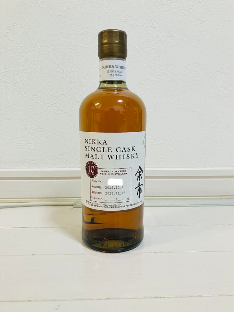 【希少/新品】余市10年　シングルカスク　ニッカウイスキー【NIKKA】