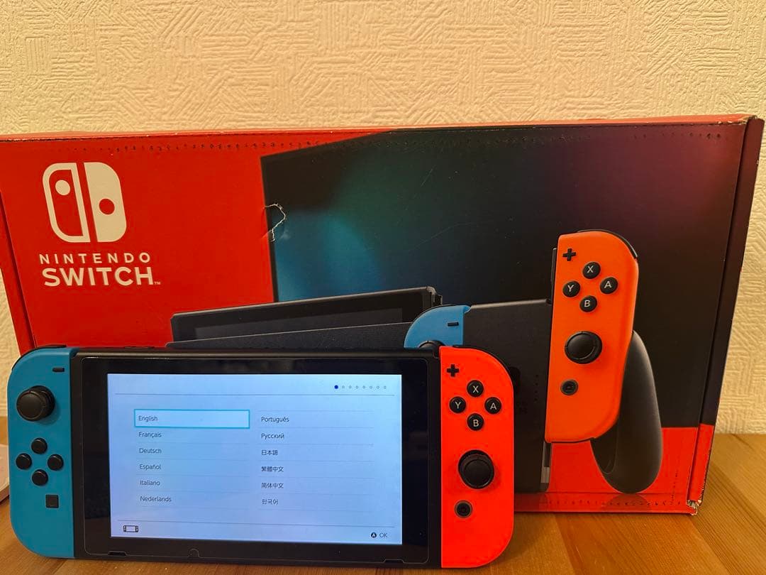 【完品】Nintendo Switch 本体 128GBSDカード付き