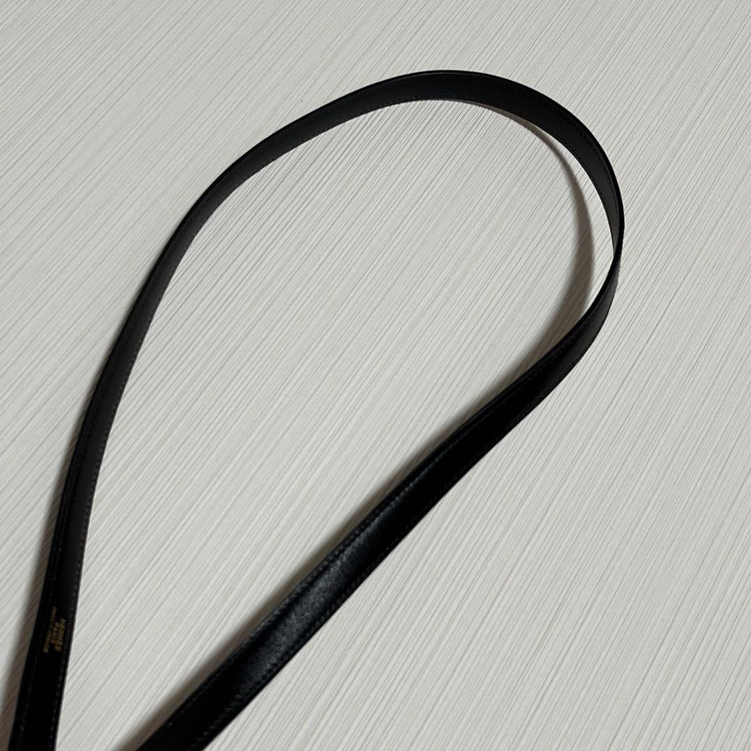 エルメス　正規品　ストラップ　クロシェット　カデナ　ブラック　ボックスカーフ