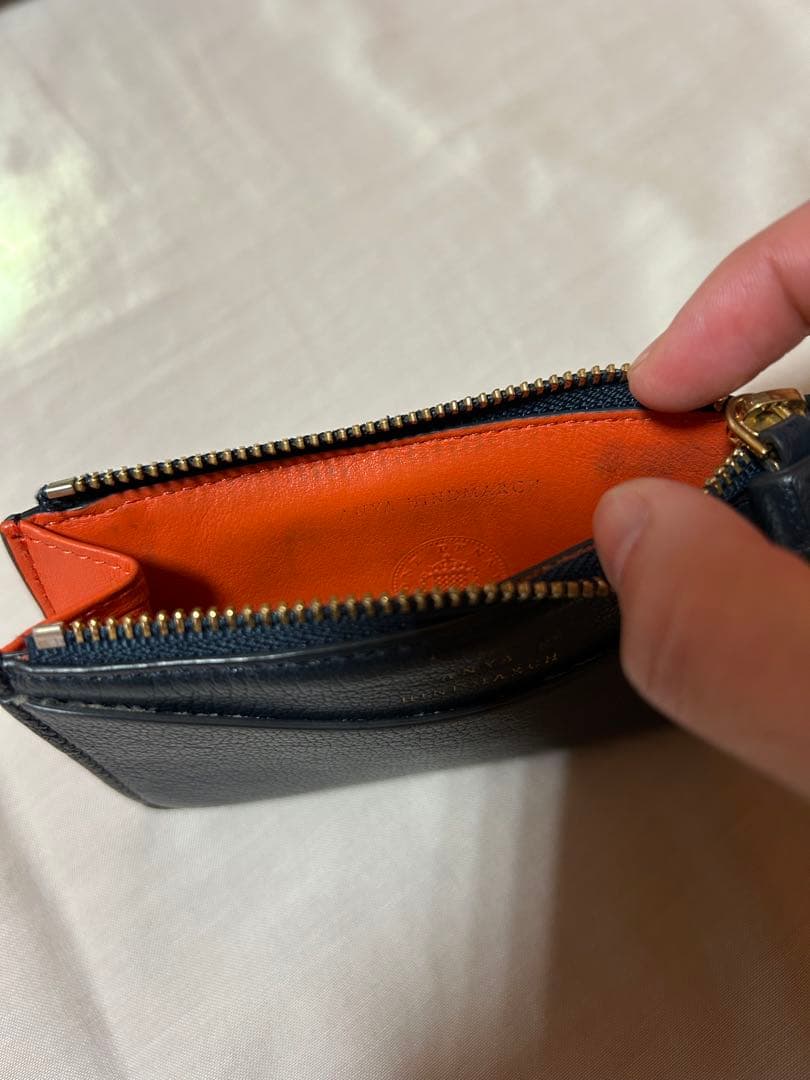 Anya Hindmarch ケース オレンジ/ブラック