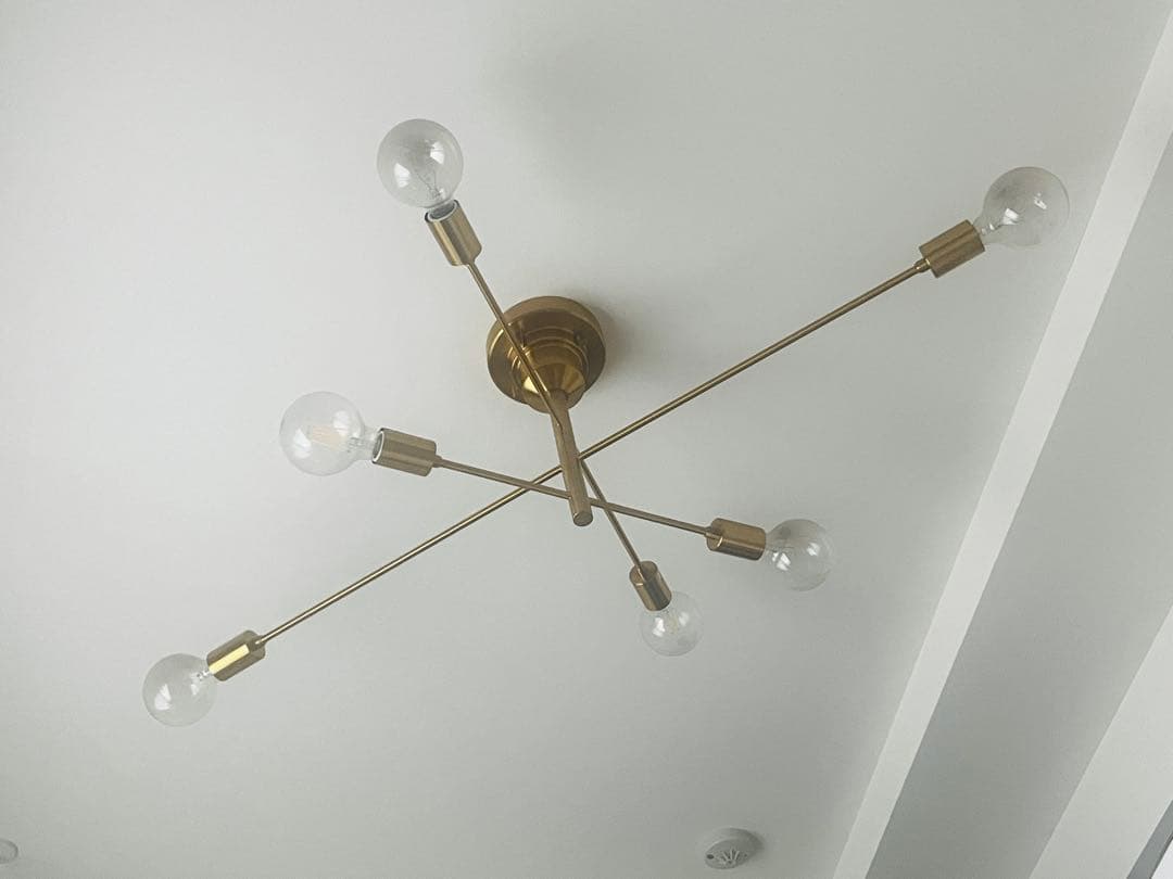 unico Astre (アストル) ゴールド 6灯 シーリングライト