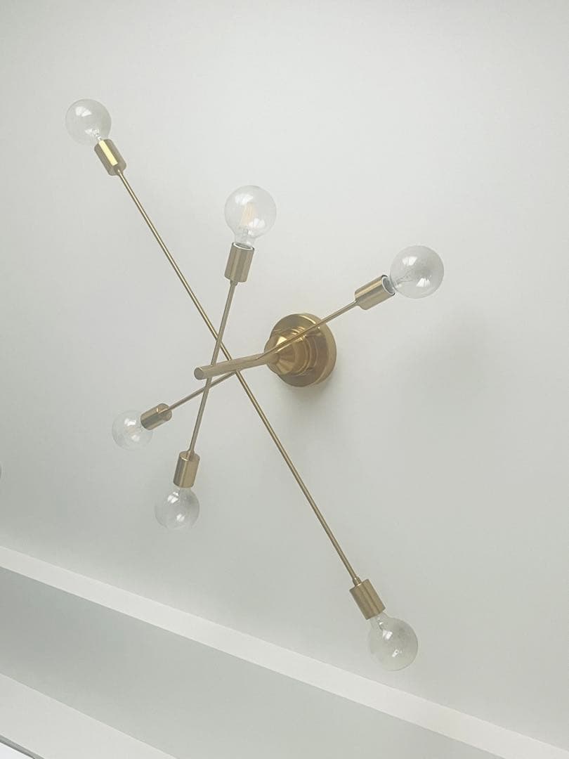 unico Astre (アストル) ゴールド 6灯 シーリングライト