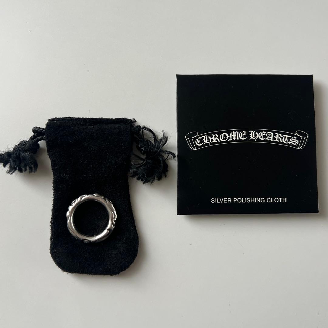 【やまちゃん】Chrome Hearts スクロールバンド リング