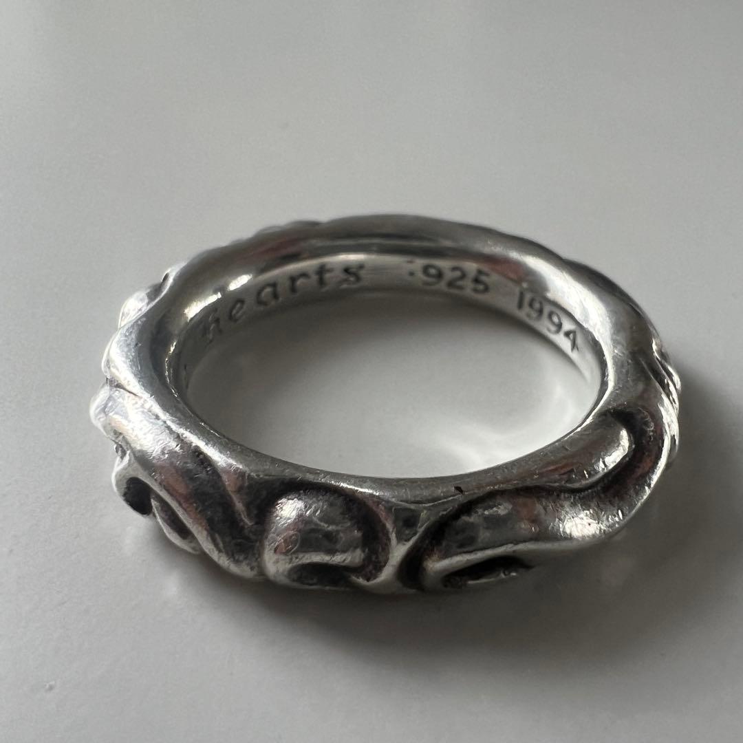 【やまちゃん】Chrome Hearts スクロールバンド リング