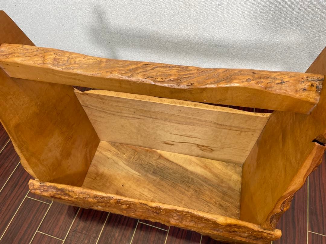 天然木 マガジンラック インテリア 収納 家具 雑貨 ロハス バスケット かご