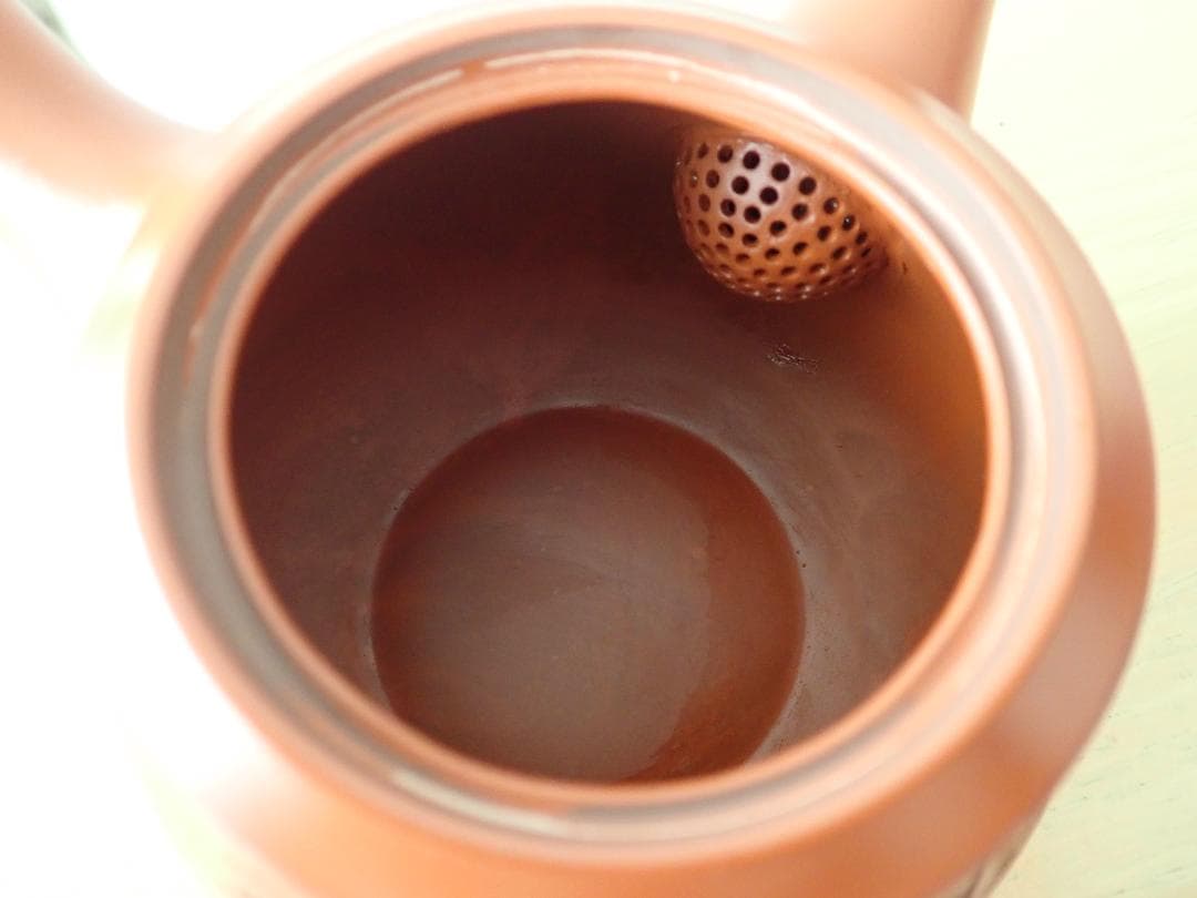 常滑焼　茶殻入れ　湯のみ　急須　伝統の朱泥焼き　１４点セット売り