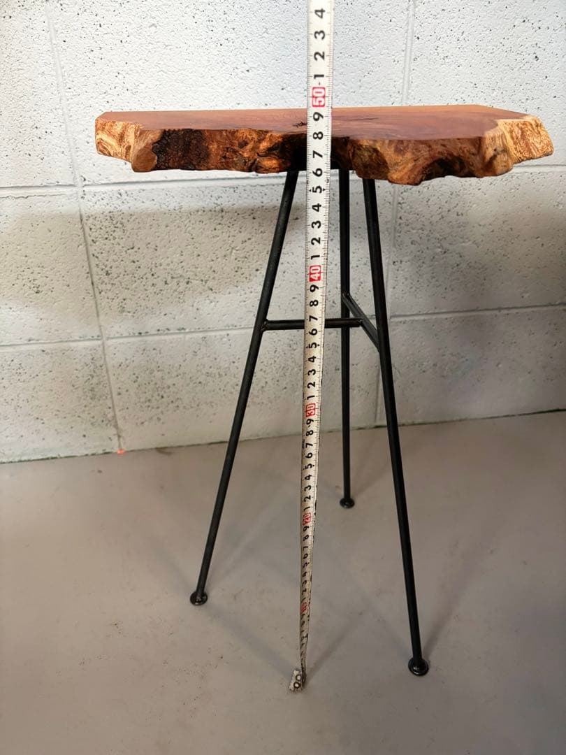 欅材サイドテーブル　コーヒーテーブル　ナイトテーブル　観葉植物置き台