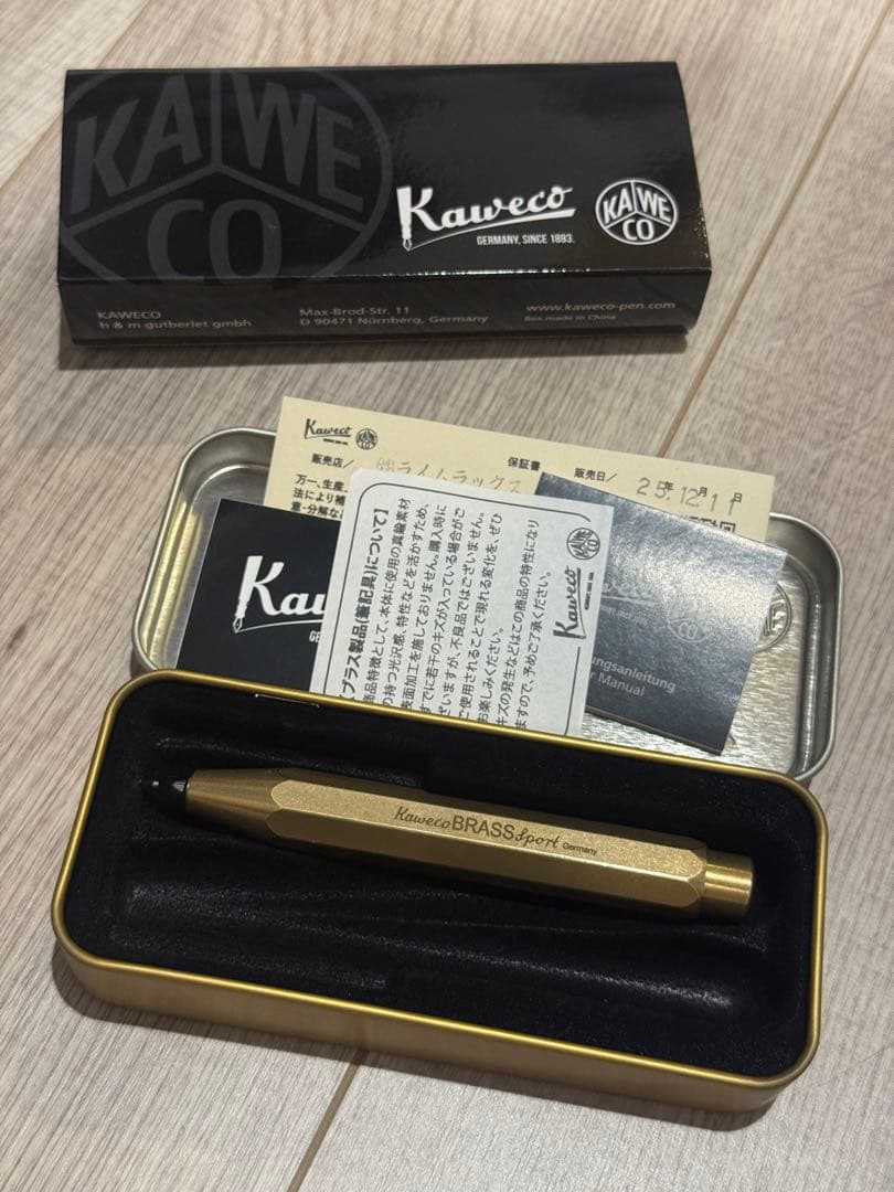 kaweco BRASS Sport シャープペン　ブラス　箱あり