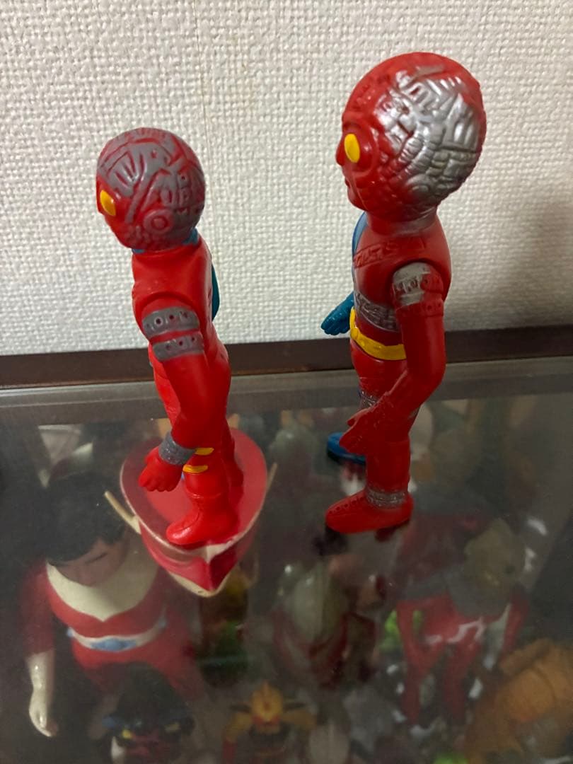 当時物　無版権　パチソフビ　キカイダー 2体セット