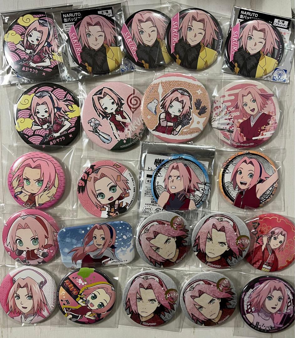 NARUTO 春野サクラ　缶バッジ　まとめ売り
